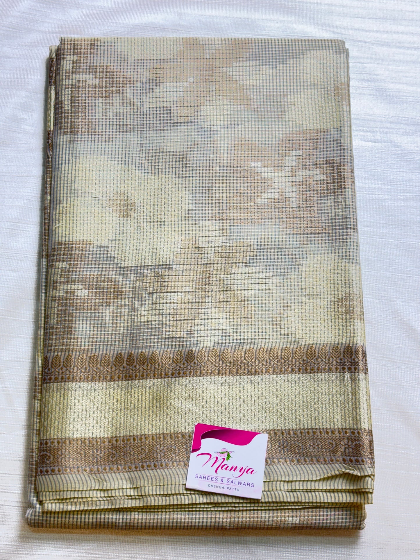 Sandal Tissue  Saree