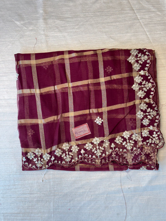 Purple Designer Saree