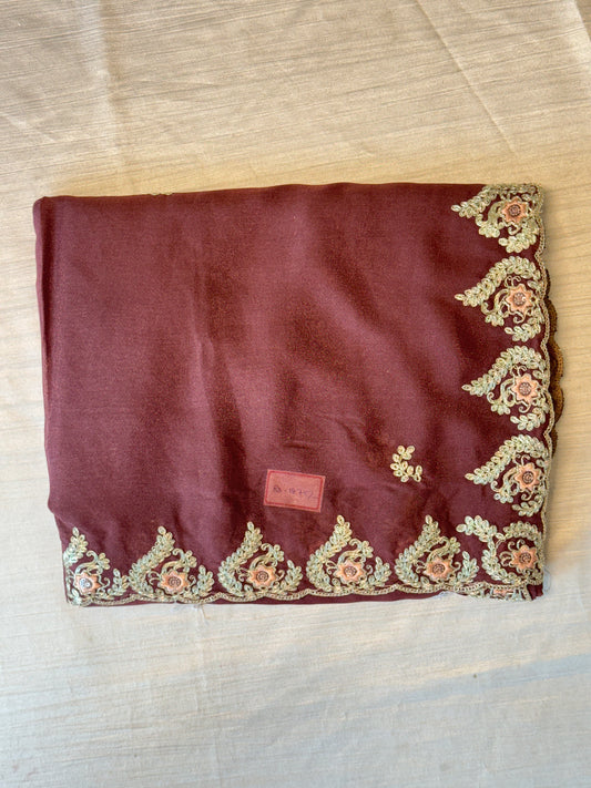 Nude Pink Designer Saree