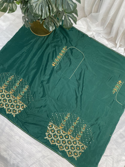 Green Hand Work Blouse