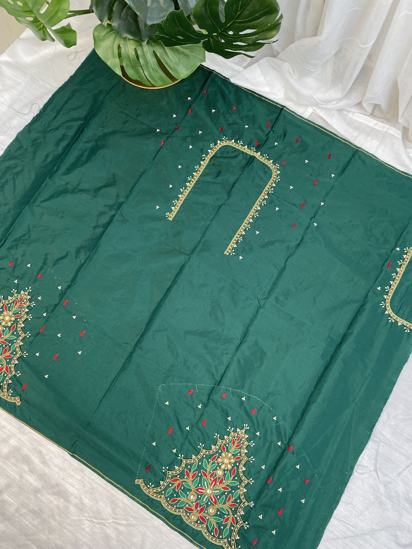 Green Hand Work Blouse