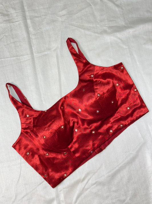 Maroon  Ready to Wear Blouse