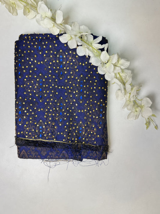 Navy Blue Blouse Material