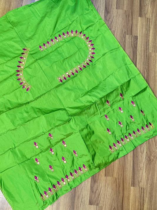 Light Green Cotton Blouse Material