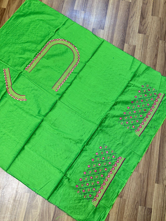 Light Green Cotton Blouse Material