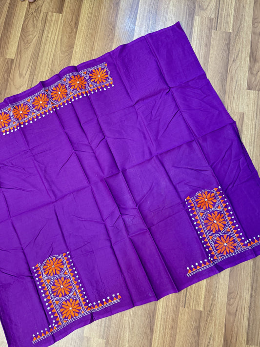 Purple Cotton Blouse Material