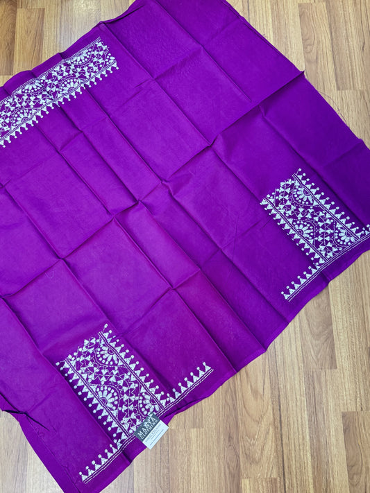 Purple Cotton Blouse Material