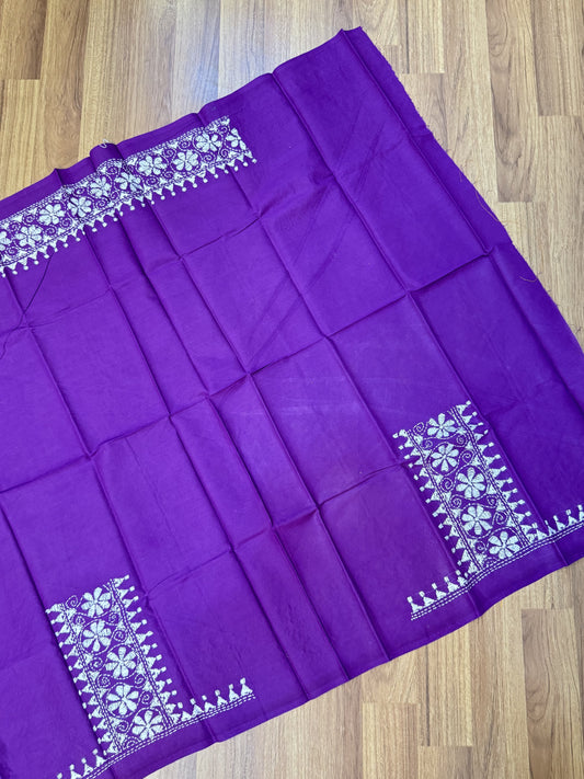 Violet Cotton Blouse Material