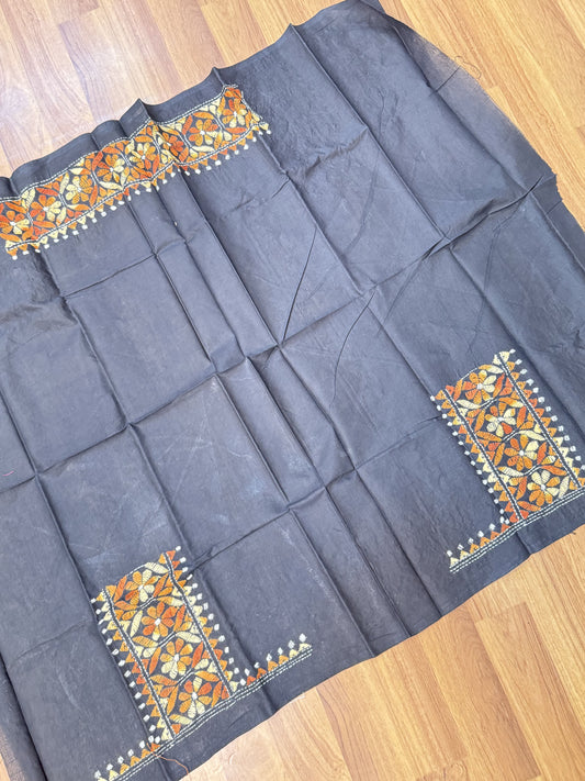 Grey Cotton Blouse Material