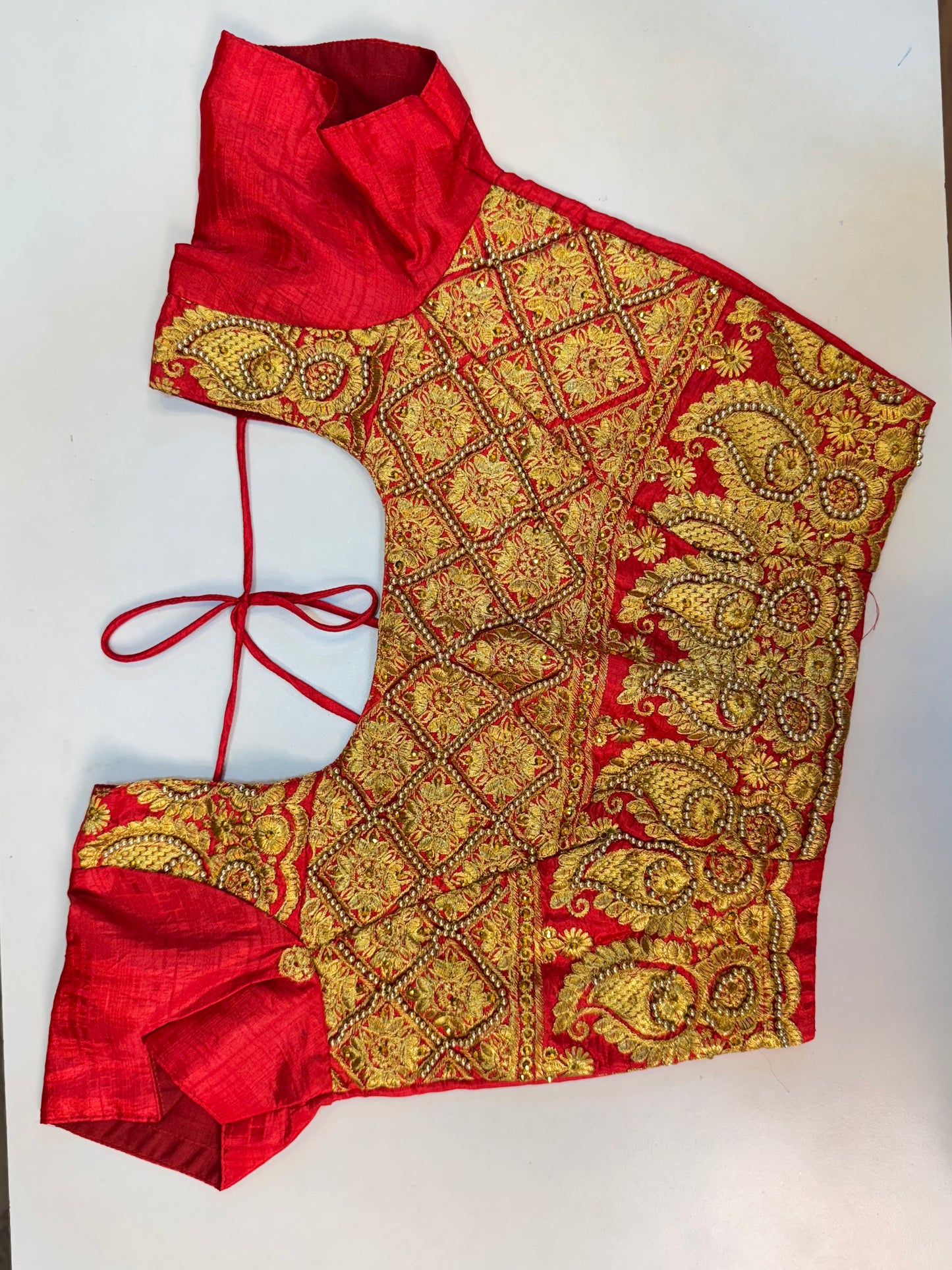 Red Ready to Wear Blouse