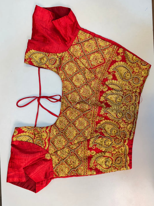 Red Ready to Wear Blouse