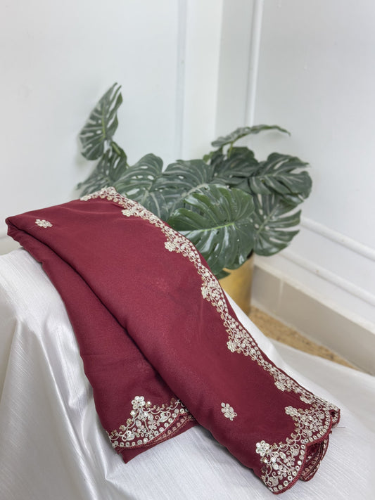 Majenta Designer Saree