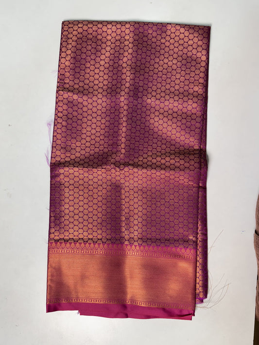 Pink Banarasi Silk Blouse