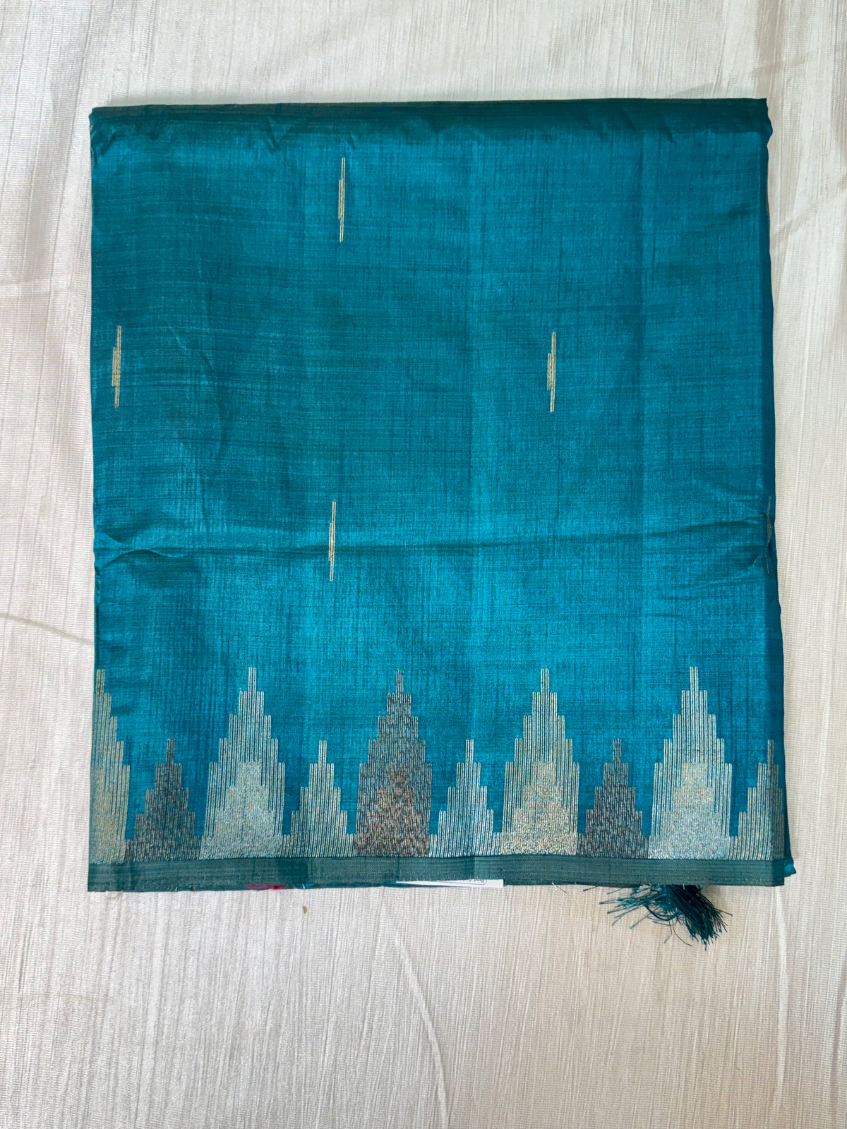 Rama Green Semi Tussar Saree