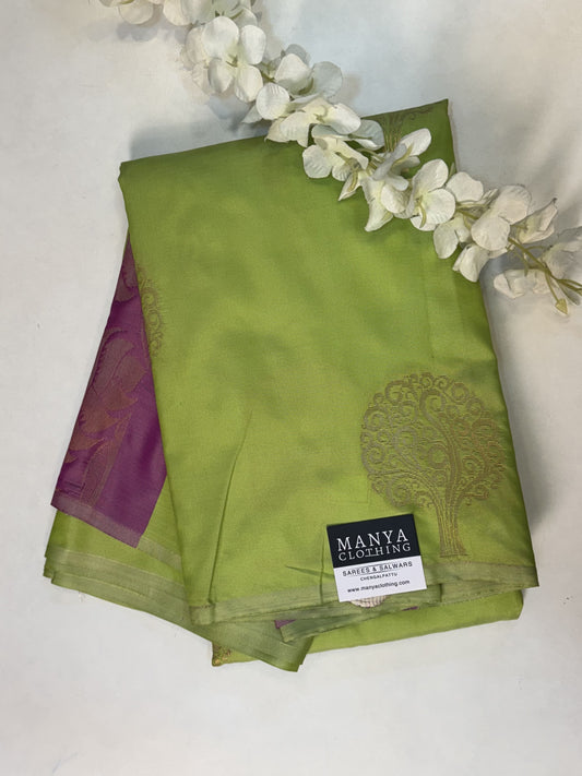Light Green Soft Silk Saree