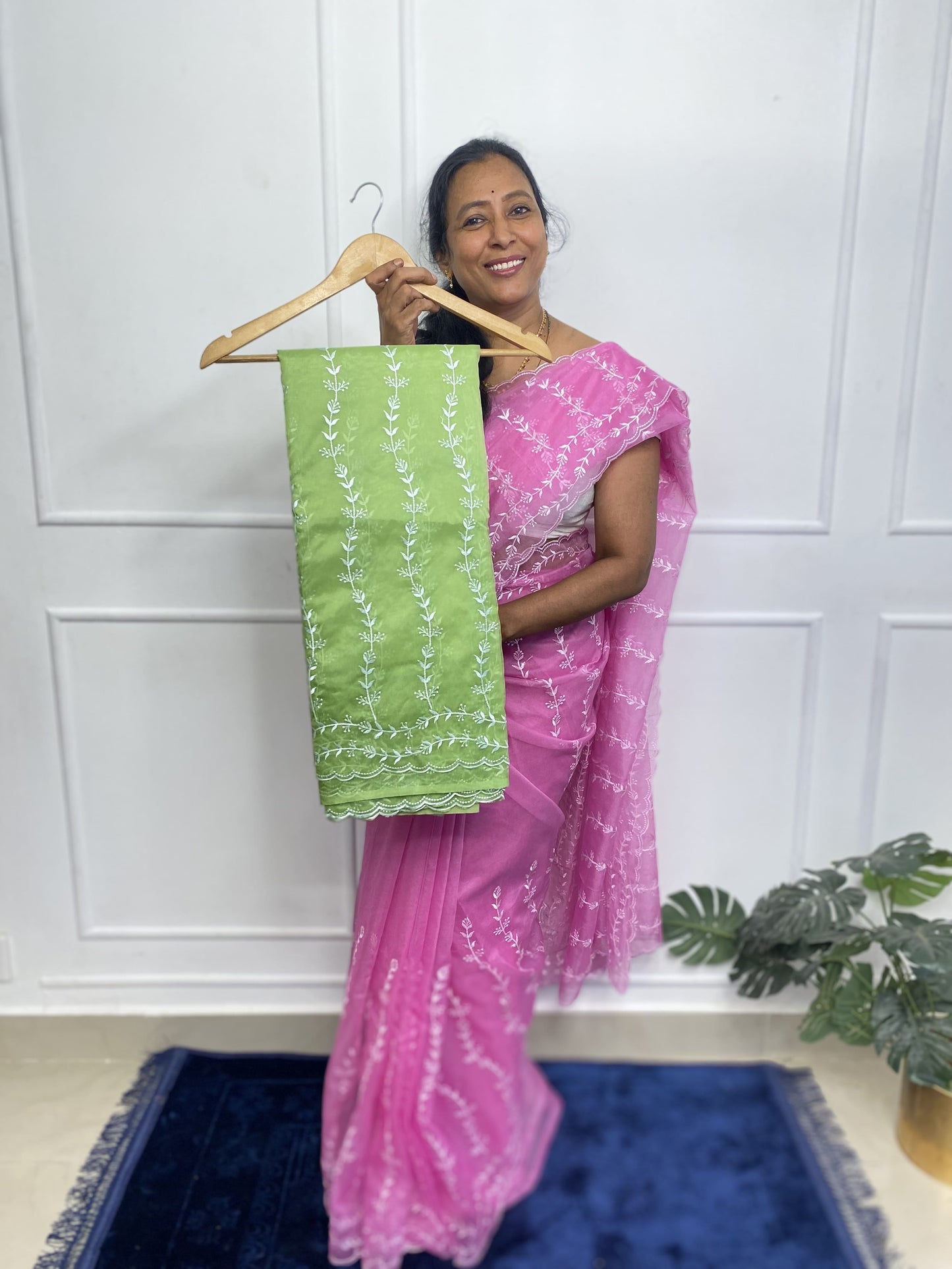 Light Green Organza Saree