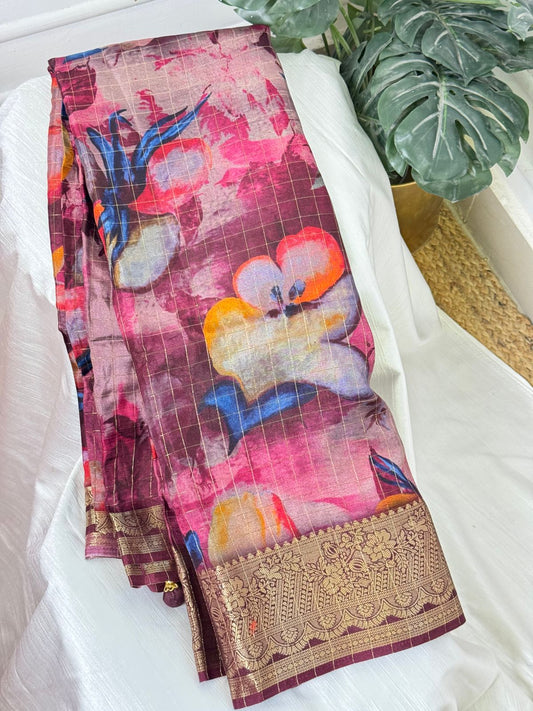 Majentha Designer Saree