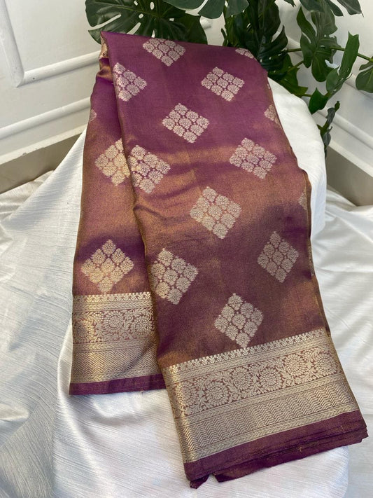 Purple Warm Silk Saree