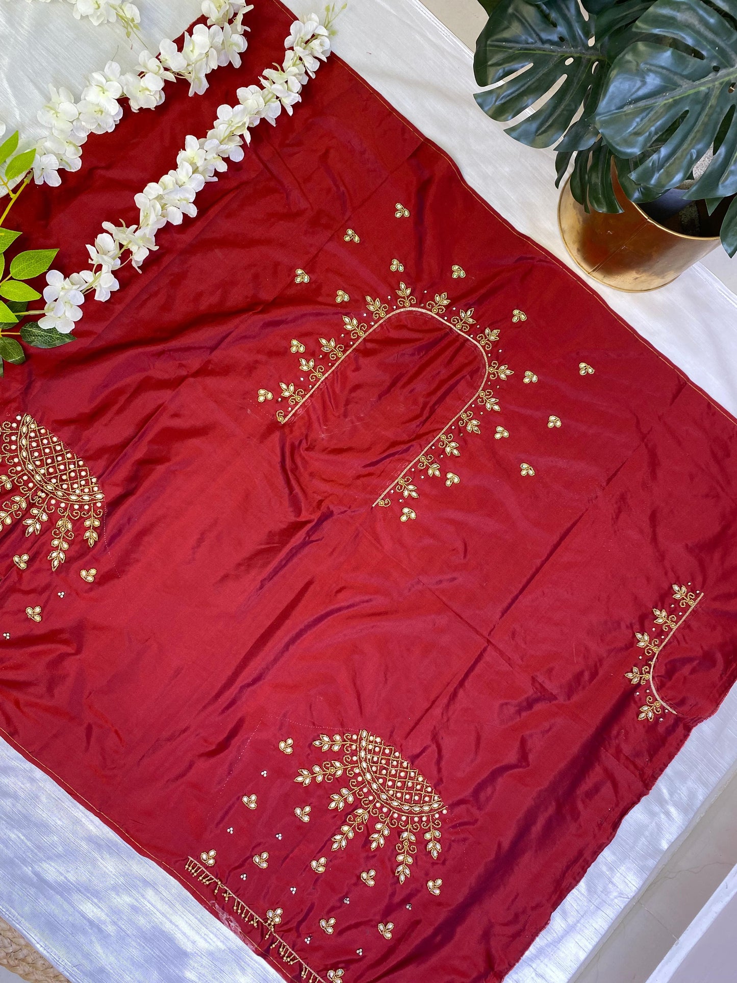 Meroon Hand Work Blouse