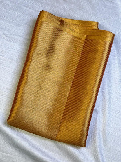 Jothika Golden Pink Tissue Saree