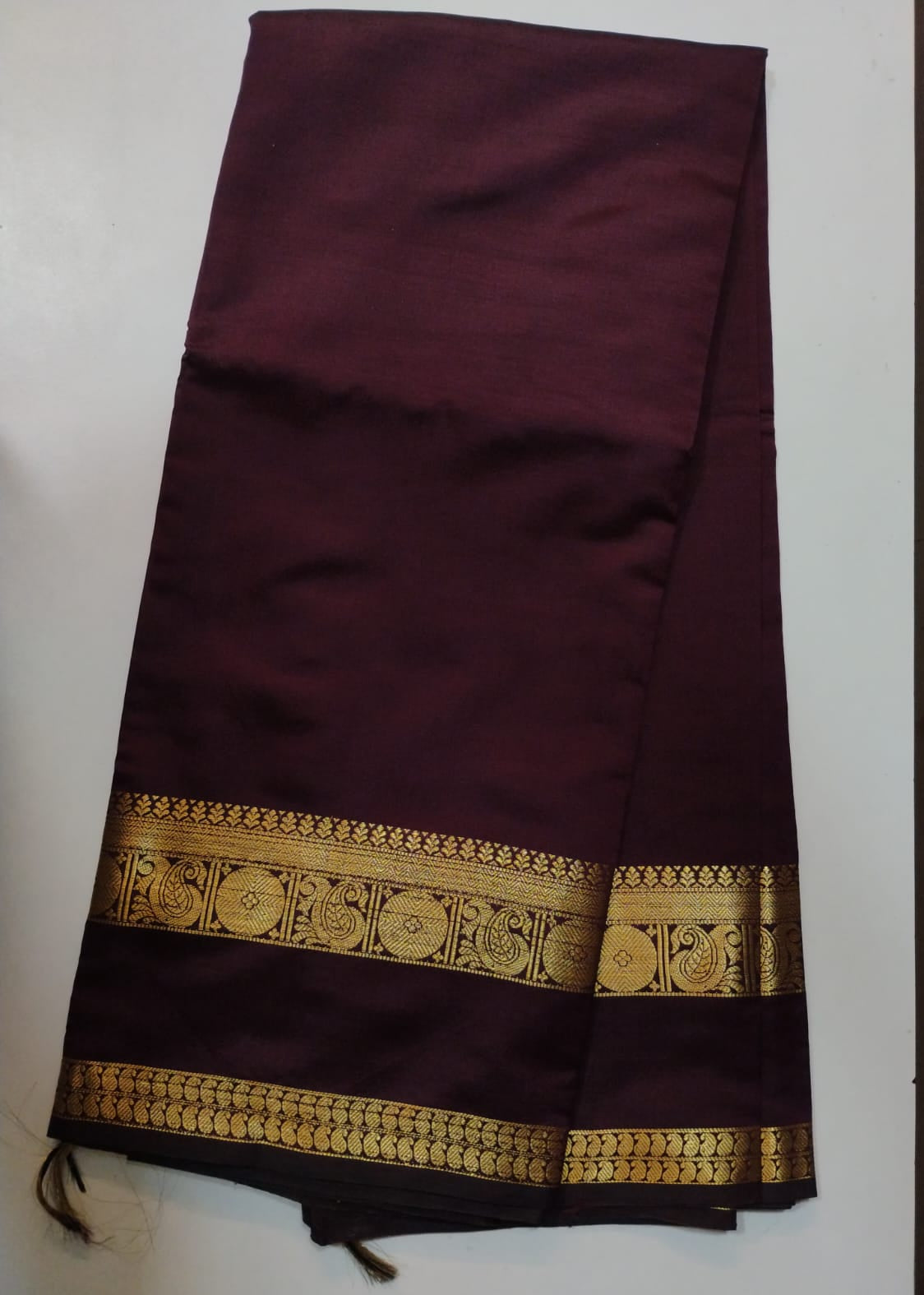 Coffee Brown Soft Silk Saree