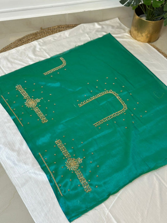 Green Hand Work Blouse
