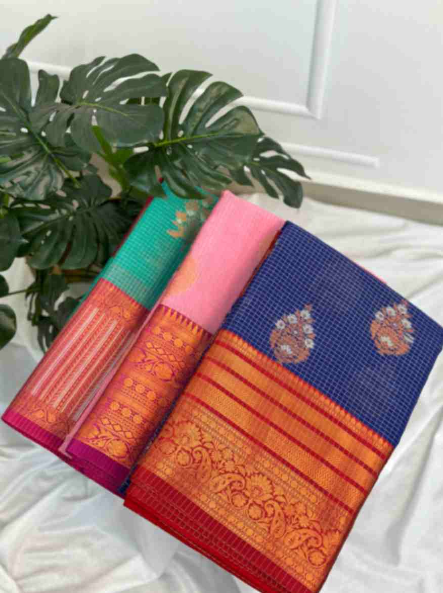 Light Pink Pink Katan Silk Saree